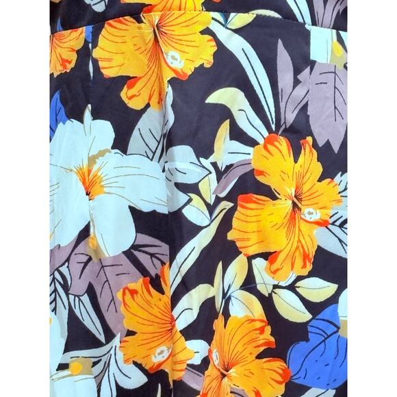 Unbranded Floral Halter Mini Dress Size Small - Picture 4 of 5